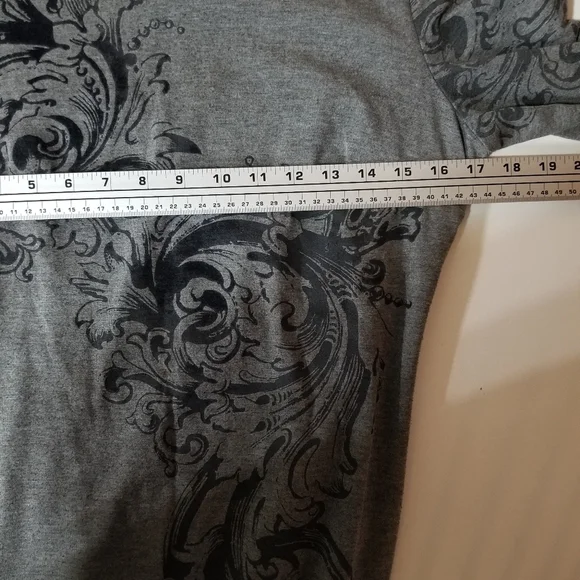 Joseph Ribkoff Gray Knit Dress Black Detail Size 10 - Picture 6 of 8